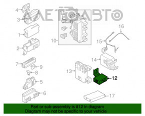 Modulul de control al blocării schimbării treptelor CVT pentru Nissan Murano z50 03-08