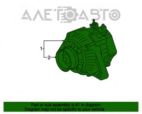 Генератор Toyota Camry v40 2.4