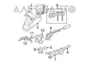 Датчик угла поворота руля Toyota Camry v40