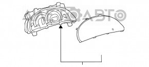 Щиток приборов Toyota Camry v40 07-09 АКПП 105к