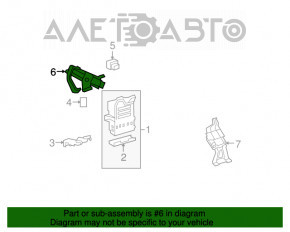 Asamblarea computerului, direcția asistată Toyota Highlander 08-13