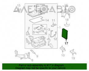 HYBRID VEHICLE CONTROL MODULE Toyota Highlander 08-13 hybrid