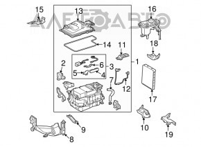 HYBRID VEHICLE CONTROL MODULE Toyota Highlander 08-13 hybrid