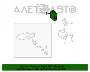 Computer, monitorizare presiune anvelope Toyota Prius 30 10-12