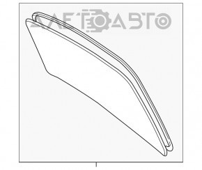 Geam spate Toyota Camry v50 12-14 SUA