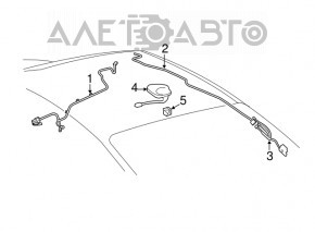 Amplificator de antenă Toyota Camry v55 15-17 SUA