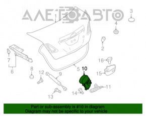 Замок крышки багажника Mazda6 09-13