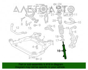 Amortizorul frontal stânga Mazda6 09-13