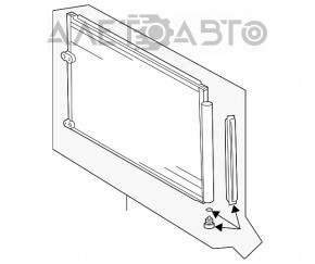 Radiatorul condensatorului de aer condiționat Toyota Prius 20 04-09