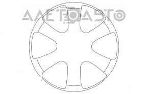 Roată de 16 inch x 6J 5*100 Toyota Prius 2004-2009 cu jantă