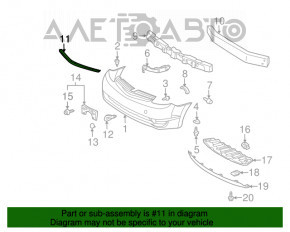 Moldura grilei bara Toyota Prius 2004-2009