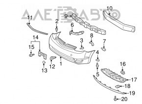 Moldura grilei bara Toyota Prius 2004-2009