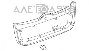 Обшивка двери багажника нижняя Toyota Prius 20 04-09 черн, царапины, потерта