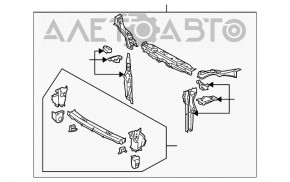 Televizor radiator Toyota Prius 2004-2009 cu grile