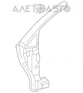 Четверть передняя правая Toyota Prius 20 04-09 красная, тычка