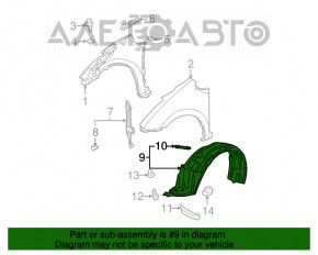 Bara de protecție față dreapta Toyota Prius 2004-2009