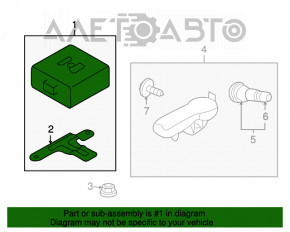 Unitatea de control fără cheie Subaru Outback 10-14