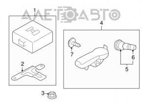 Unitatea de control fără cheie Subaru Outback 10-14