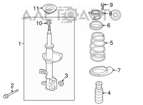 Amortizor fata dreapta Nissan Leaf 11-17 KYB