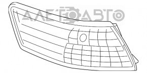 Lampa exterioară aripă stângă Toyota Camry v40 07-09 hibrid, zgârieturi