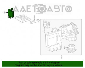 Amplificator asamblat, aer condiționat Toyota Camry v40 3.5