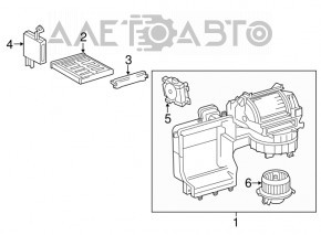 Amplificator asamblat, aer condiționat Toyota Camry v40 3.5