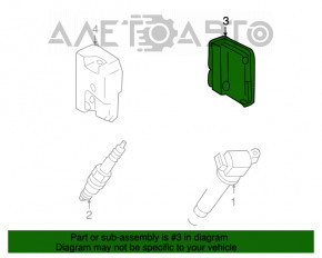 Blocul ECU al motorului Toyota Camry v40 hibrid