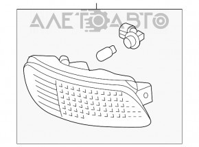 Катафот заднего бампера левый птф Lexus RX330 RX350 RX400h 06-09 США новый неоригинал