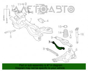 Рычаг поперечный задний правый верхний Mazda CX-7 06-09 новый OEM оригинал