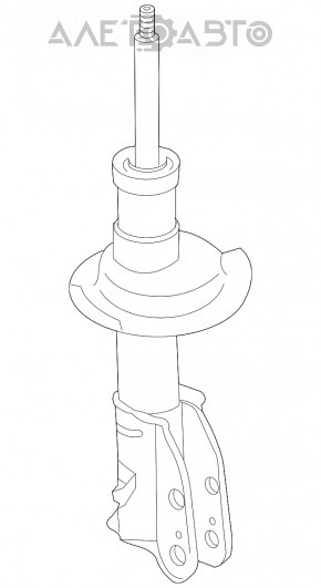 Стойка амортизатора в сборе передняя правая Mazda CX-7 06-09
