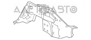 Capacul arcului stâng Nissan Leaf 13-17 negru, zgârieturi