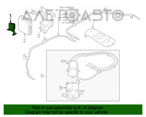 Parcare Ecu Nissan Leaf 11-12