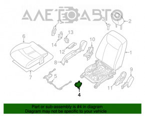 Occupant Sensor Nissan Leaf 13-17