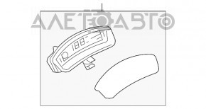 Panoul de instrumente superior Nissan Leaf 13-17