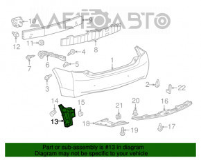 Bara spate dreapta Toyota Prius 30 10-15