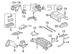 Baterie de acumulator asamblată VVB pentru Toyota Prius 30 10-15