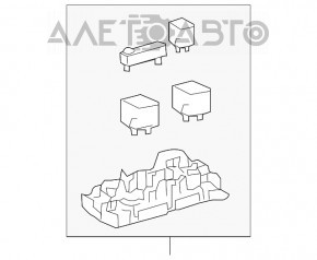 Блок предохранителей батареи Toyota Prius 30 10-15