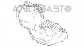 Subwooferul din portbagajul Lexus RX350 RX450h 10-15 cu 4 pini.