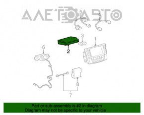 Компьютер навигации Lexus ES350 07-12