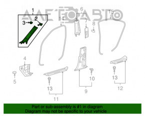 Capacul amortizorului din față dreapta pentru Lexus LS460 LS600h 07-12 gri, potrivit pentru curățare chimică.