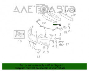 Крепление переднего бампера правое Lexus LS460 LS600h 07-09 дорест OEM