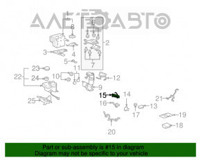 Controlul alunecării Lexus LS460 LS600h 07-12 rwd