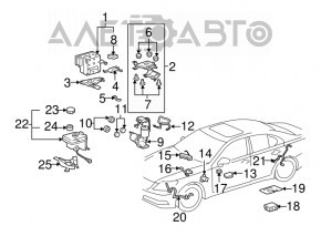 Controlul alunecării Lexus LS460 LS600h 07-12 rwd