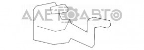 Senzor înclinare caroserie spate stânga Lexus LS460 LS600h 07-12 rwd nou original OEM