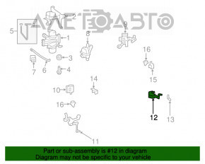 Senzor de înclinare a caroseriei spate pentru Lexus LS460 LS600h 07-12 rwd