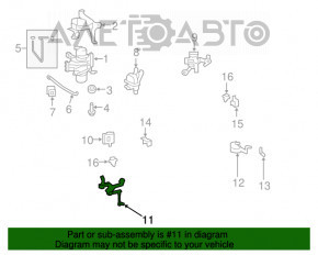 Senzor de înclinare a caroseriei față Lexus LS460 LS600h 07-12 rwd cu sarcină grea