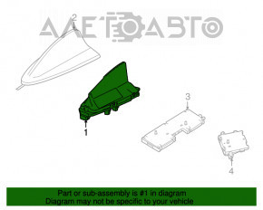 Антенна плавник BMW X5 X6 E70 E71 07-13 без накладки