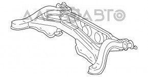 Подрамник задний Lexus RX300 98-03 ржавый, все С\Б под замену