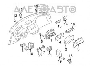 CONTROLUL POZIȚIEI DE MEMORIE LA CONDUCERE Infiniti FX35 FX45 03-08