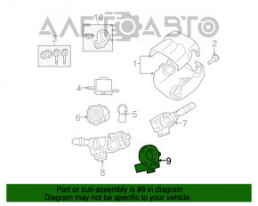 Senzorul unghiului de rotire a volanului pentru Toyota Highlander 08-13